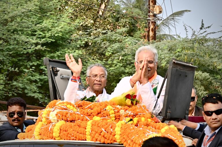 दुर्ग जिला – भारतीय जनता पार्टी सिर्फ ठगने का काम करती जितने भी वादे किए सभी से मुकर गए – मुख्यमंत्री भूपेश बघेल